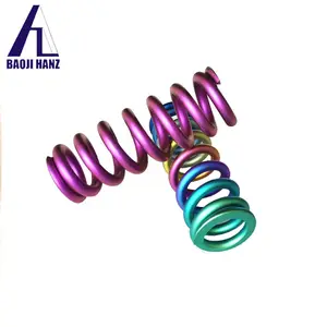 Colorful GR5 Titanium alloy Rear Shock Spring for Racing Bicycle and Motorcycle