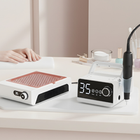Kit professionnel de perceuse à ongles électrique et aspirateur de poussière pour manucure et pédicure en salon – Vente en gros