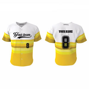 Snelle levering honkbaluniform op maat, korte mouwen, jersey set, digitale print, direct leverbaar, honkbalbroek, 100% polyester, ademend - Product Image 5