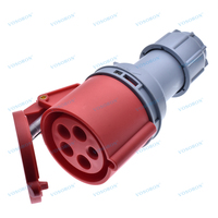 Prise/Fiche Industrielle 16A/32A IP44 3P+N+T 5 Broches AC 220-380V Étanche Connecteur Mâle Femelle