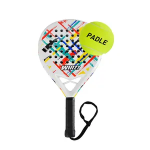 定制设计热卖50% 碳垫球拍制造商桨网球拍