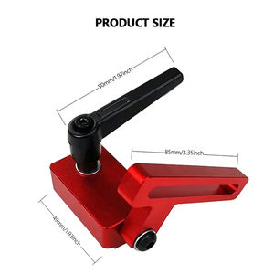 30 tipo de barra de serra de barra de esquadria para madeira, suporte de serra de esquadria para mesa, conector de barra de esquadria, para-choque de madeira - Product Image 6