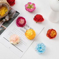 Bunga Sutra Kepala Bunga Peony Berlapis-lapis untuk Dekorasi Pernikahan, Liburan, Lanskap Komersial, dan DIY