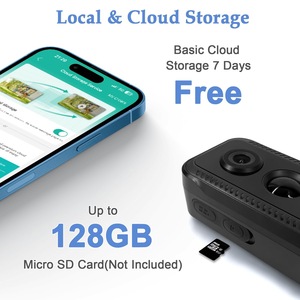 Vidéophone intelligent 3MP 1080P HD WiFi Détection de mouvement IP65 Étanche Audio bidirectionnel Application Cloudedge Garantie de 2 ans Sans fil - Product Image 3