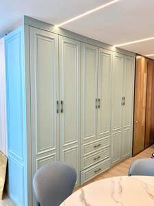 Armoire moderne sur mesure avec combinaison de styles en panneaux de fibres à densité moyenne pour la maison, l'hôtel, la villa - Product Image 3