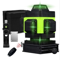 Niveau laser infrarouge Gradienter, lumière verte, mise à niveau automatique, haute précision, ligne laser 4D, machine intégrée mur-sol