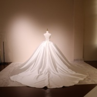 Robe de mariée unie 3737 en satin style corset, robe de mariée de luxe, robe de mariée grande taille, robe de bal