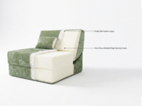 Einzelnes Klappbares und Multifunktionales Schlafsofa mit Sitz- und Schlaffunktion Platzsparender Freizeit-Loungesessel