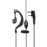 Auricolare Economico ETA-001 con Gancio per Orecchio, Microfono per Guide Turistiche, Kit Universale Tipo K per Walkie-Talkie con Clip