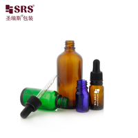 Flacon compte-gouttes cosmétique inviolable 5ml 10ml 15ml 20ml 30ml 50ml 100ml pour emballage d'huiles essentielles