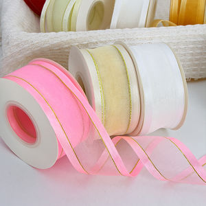 Pita jala kustom untuk dekorasi hadiah bunga kue-grosir pita Tulle langsung pabrik, proses bahan ukuran kustom - Product Image 1