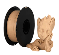 Filament en bois de vente chaude pla 1.75 filament 1kgs filament en bois d'imprimante 3D multi-couleurs pour l'impression 3d