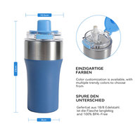 Gobelet à vide moderne en acier inoxydable à double paroi de 32oz couvercle étanche détachable 6-12 heures d'isolation thermique sans BPA