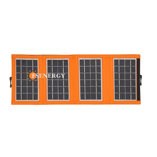 FSENERGY B6 6W 6V 23% Efficient Foldable Solar Panel IP65 Waterproof Flexible Charger Mobile Phone Outdoor Black 0.19kg