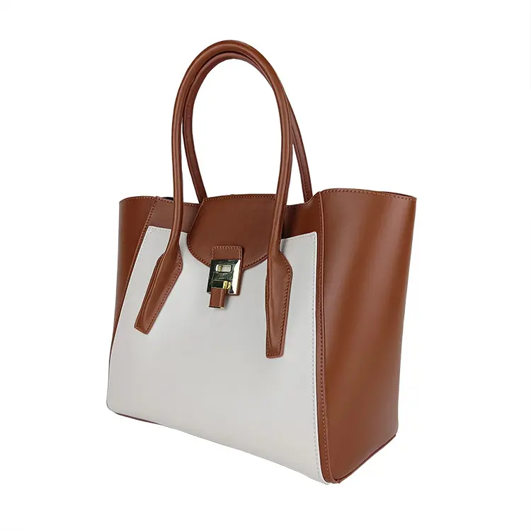 OEM ODM Logo Vegan PU Leather Ladies Purses Classic Shopper Hand Bag Customize Women Tote Handbag bags From China