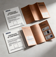Kertas Cardstock Copperplate Poster Lipat Kustom Kartu Sertifikat Harga Murah Layanan Percetakan Kartu & Kemasan
