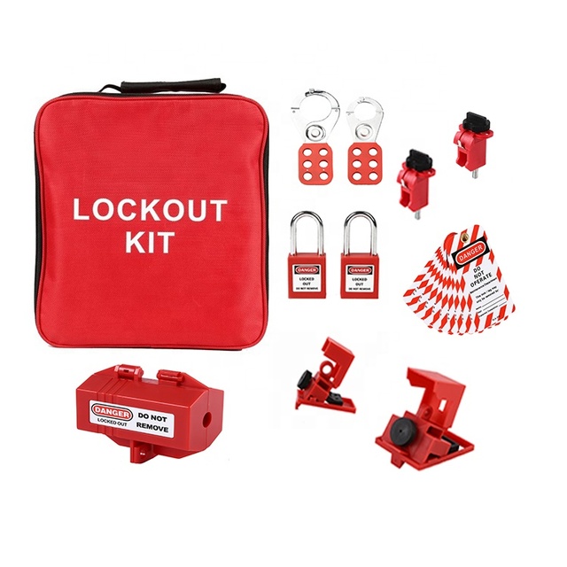 High Quality Electrical Lockout Tagout LOTO Kit Hot Sale From China Supplier Safety Lockout Tagout