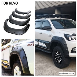 ชุดแต่งซุ้มล้อรถยนต์สีดำคุณภาพสูงรุ่นใหม่ สำหรับ Hilux Revo ปี 2015-2023 - Product Image 4