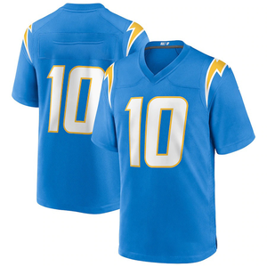 Personnaliser le nouveau maillot de football américain cousu de haute qualité broderie 3D personnalisé votre nom toute l'équipe viscose/coton séchage rapide - Product Image 5