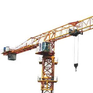 Nouveau stock de vente à chaud PLC onduleur rcb qiangli 8 tonnes construction à vendre JINNTA grue à tour