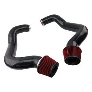 Sistema de Admisión de Aire Frío de Aluminio AOSU (Negro + Rojo) para M5 M8 M550i XDrive 4.4L V8 Twin Turbo AIM105-BK-RD (2020+) - Product Image 3