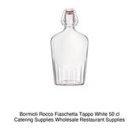 Bouteille blanche Bormioli Rocco 50 cl avec bouchon