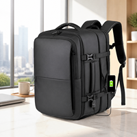 Sac à dos unisexe léger et imperméable en tissu Oxford pour ordinateur portable, idéal pour les voyages et le travail – Vente en gros