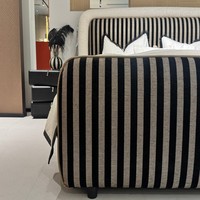 VONLIVA Modernes Luxus-Schlafzimmer-Set Hochwertiges Doppelbett mit Großem Kopfteil Kingsize-Bett Modernes Neues Design Schlafzimmermöbel