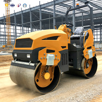 Compacteur routier à double tambour de 1, 2 et 3 tonnes pour la vente