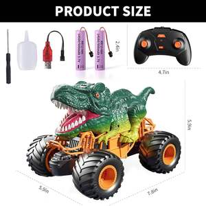 2.4G voiture <span class=keywords><strong>RC</strong></span> Xe <span class=keywords><strong>Buggy</strong></span> Triceratops Tyrannosaurus Rex leo BigFoot <span class=keywords><strong>RC</strong></span> xe cho trẻ em trên 3 + tuổi - Product Image 5