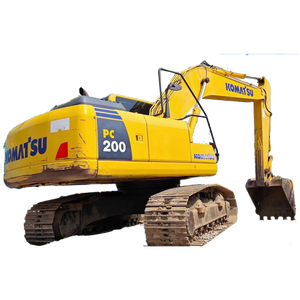 Excavadora Komatsu PC200 de Segunda Mano, Fabricada en Japón, 20 Toneladas, con Accesorio de Martillo Rompedor, Certificación CE - Product Image 1