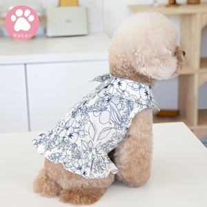 เสื้อพิมพ์ลายวินเทจกระโปรงสำหรับสัตว์เลี้ยงกระโปรงตุ๊กตาสุนัขแมวเสื้อผ้าแฟชั่นสำหรับสัตว์เลี้ยงสไตล์ญี่ปุ่นและเกาหลี - Product Image 4