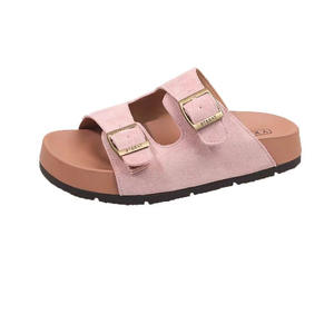 Tendencias de moda de verano: sandalias de mujer con punta abierta, versátiles, con diseño de tiras y una falda resistente. - Product Image 1