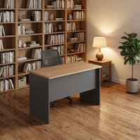 Bureau d'ordinateur classique en bois 1200, directement de l'usine - Poste de travail moderne pour bureau/entreprise