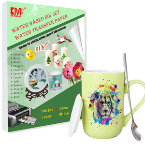 Papel de Transferencia de Diamantes de Imitación de Alta Calidad <span class=keywords><strong>para</strong></span> Impresión por Inyección de Tinta, Papel de Transferencia de Agua con Logotipo Personalizado, 20 Hojas/Paquete - Product Image 1