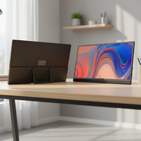 Moniteur portable fin et léger de 23,8 pouces FHD 100Hz IPS 16:10 avec haut-parleurs intégrés, Type-C, pour PC/ordinateur portable/téléphone, garantie 3 ans