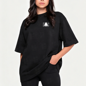 Camiseta Holgada de Algodón para Mujer, con Estampado Serigrafiado, Transpirable, Informal, para Verano, Venta al Por Mayor - Product Image 2