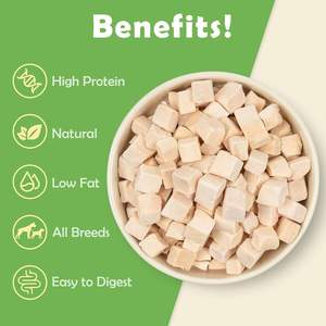 Petop Factory - Golosinas <span class=keywords><strong>para</strong></span> Perros, Liofilizadas, Alto Contenido de Carne, 38 Por Ciento de Proteína, con Prebióticos FOS, Omega 3, <span class=keywords><strong>para</strong></span> Recompensas de Entrenamiento, Saludables - Product Image 3