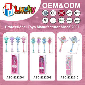 Luckytoys ชุดไม้กายสิทธิ์ตกแต่งของเล่นเด็กผู้หญิงทำจากคริสตัลรูปผีเสื้อไม้กายสิทธิ์พร้อมไฟ - Product Image 6
