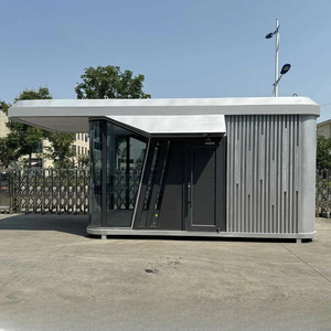 บ้านคอนเทนเนอร์ทรงสี่เหลี่ยมทันสมัย ห้องยามพร้อมตกแต่ง - Product Image 2