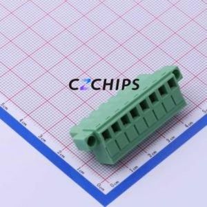 KF2EDGKM-5.0-8P Plug-in Terminal Block P=5mm Connector Plug Screw Fixing 1x8P 5mm - Product Image 2
