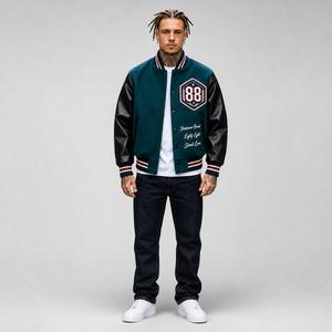 Custom <b>Baseball</b> <b>Jacket</b> Vintage Style Custom Logo Fashion Streetwear Menswear Varsity <b>Jacket</b> Letterman <b>Jacket</b> <b>Men</b> <b>Baseball</b> <b>Jacket</b> - Product Image 1