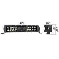 Aurora Nouvelle Barre Lumineuse LED Laser pour Voiture 14 Pouces Étanche IP68 4080LM Tout-Terrain Universelle