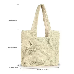 Sac fourre-tout en maille polyvalent et chic pour femmes, avec bandoulière et poche zippée, idéal pour les voyages et les courses, avec prix d'usine réduit, <span class=keywords><strong>Shoppi</strong></span> - Product Image 5
