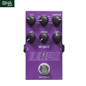 BHA Elemental Electric Guitar Digital Delay Effects Pedal Rock Electro Bass 9 Signal Processor Dot Speed 6.35 <strong>Interface</strong> - Product Image 1