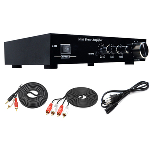 2 canales mini amplificador de potencia con micrófono Puerto PARA karaoke familiar - Product Image 2