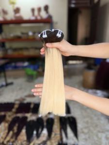 Cheveux humains vietnamiens de qualité supérieure, 100% vierges, cuticules alignées, lisses naturelles, ondulation corporelle, pour la vente en gros à l'exportation - Product Image 3