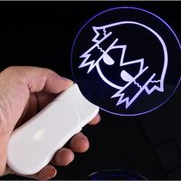 Bâton lumineux LED personnalisé avec logo, haute qualité, télécommande, bâton lumineux pour fête, mariage, concert