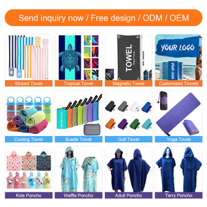 Serviettes de plage blanches en microfibre, sans sable, motif personnalisé, logo OEM imprimé, vente chaude d'usine, meilleures ventes de l'été - Product Image 5