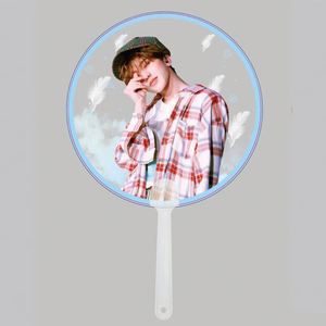 Abanico de Mano de Plástico PVC en Forma de Estrella, Personalizado con Logotipo, Precio al por Mayor para Regalos Promocionales - Product Image 2